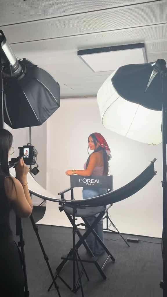 Shooting for loreal