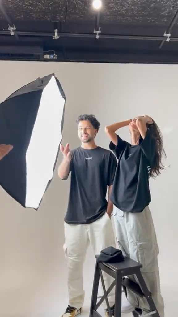 Ad for clothing brand