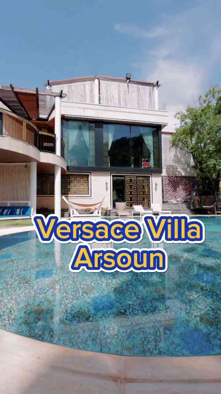 Instagram reel for versace villa