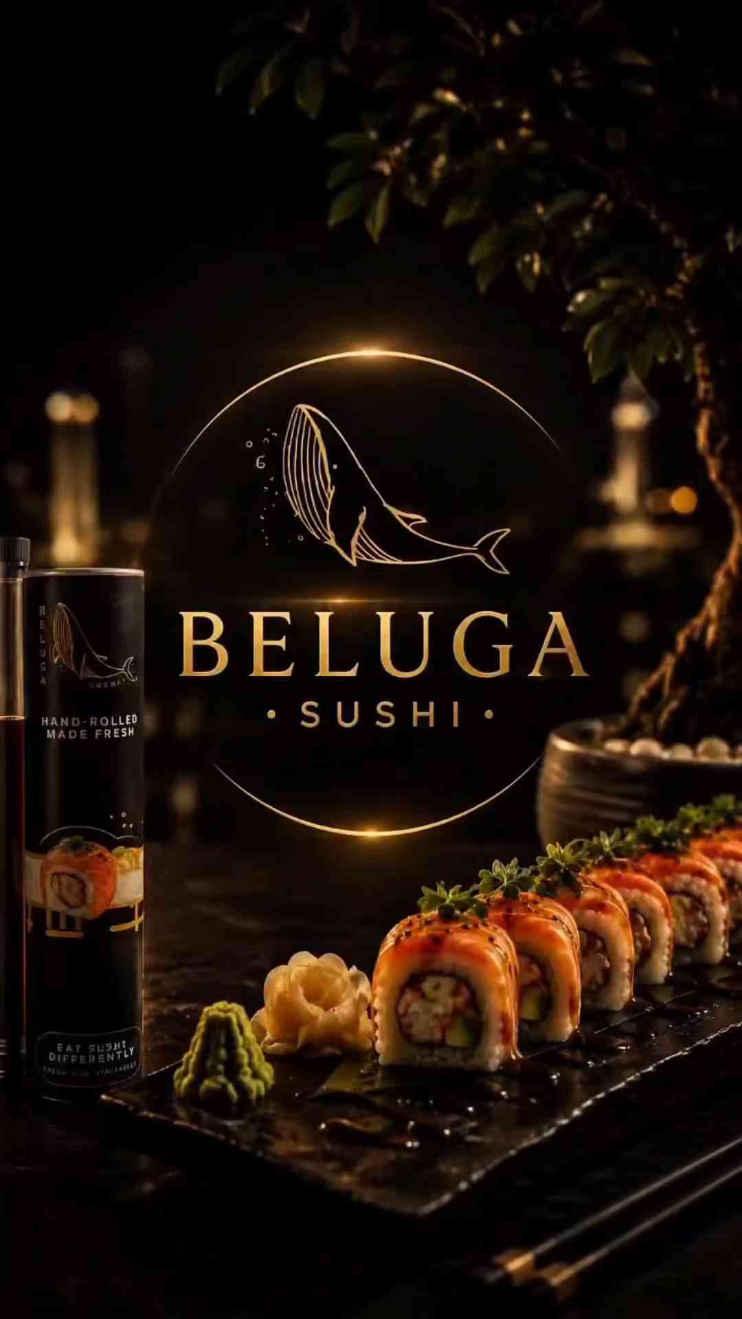 Instagram reel for beluga sushi