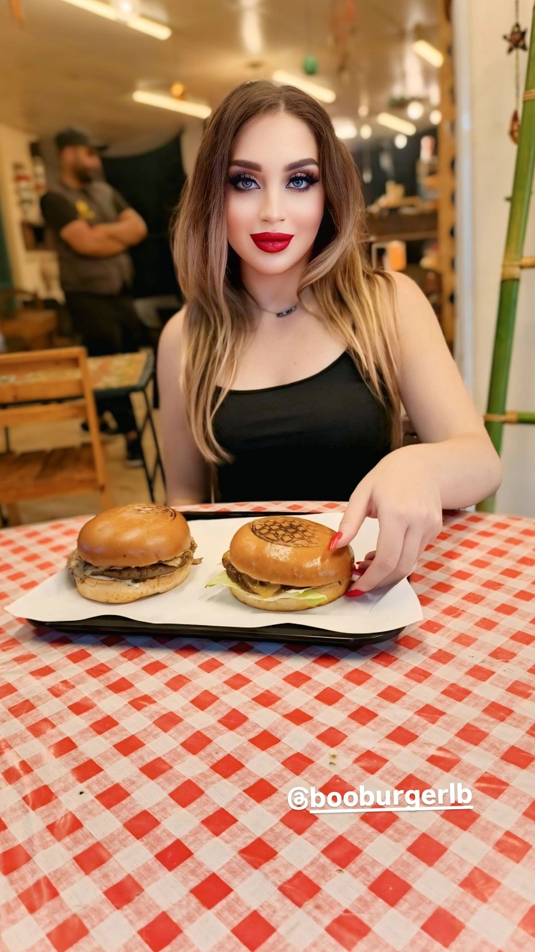 Instagram story for booburger