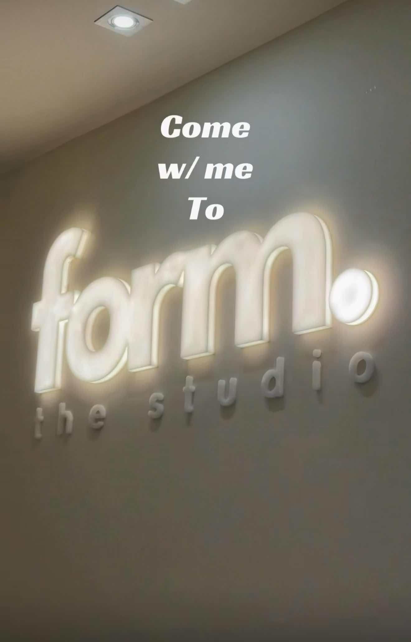 Instagram story campaign for Form the studio- pilatese
