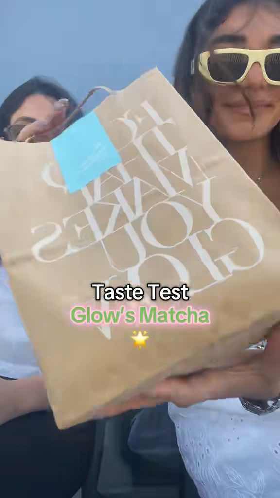 Taste test glow paradise matcha